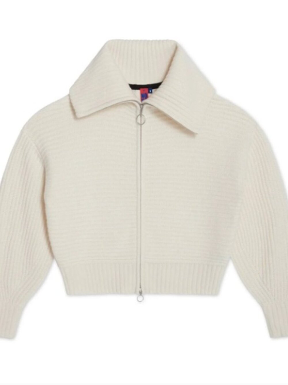 New NoName Grey Chunky Zip-up Cashmere Cardigan Jacket